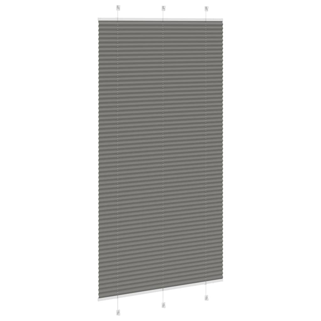 vidaXL Store plissé anthracite 110x200 cm largeur du tissu 109,4 cm