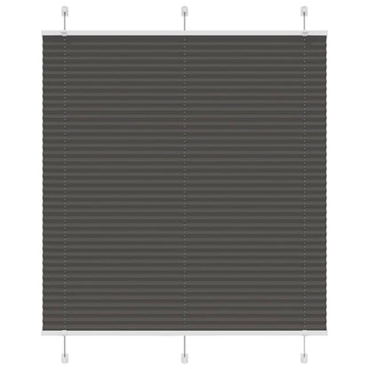 vidaXL Store plissé noir 120x150 cm largeur du tissu 119,4cm polyester