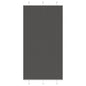 vidaXL Store plissé noir 105x200 cm largeur du tissu 104,4cm polyester
