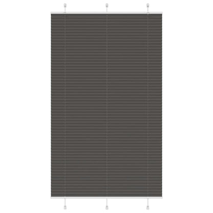 vidaXL Store plissé noir 120x200 cm largeur du tissu 119,4cm polyester