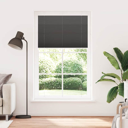 vidaXL Store plissé noir 120x200 cm largeur du tissu 119,4cm polyester