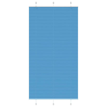 vidaXL Store plissé bleu 110x200 cm largeur du tissu 109,4cm polyester
