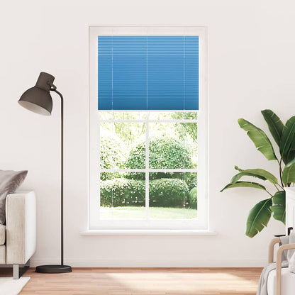 vidaXL Store plissé bleu 110x200 cm largeur du tissu 109,4cm polyester