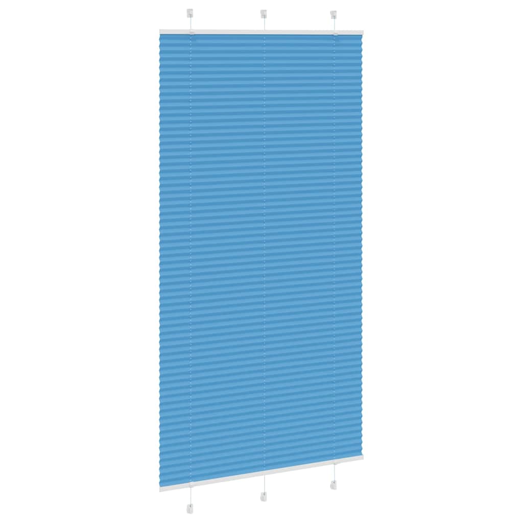 vidaXL Store plissé bleu 110x200 cm largeur du tissu 109,4cm polyester