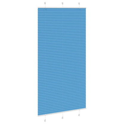 vidaXL Store plissé bleu 110x200 cm largeur du tissu 109,4cm polyester