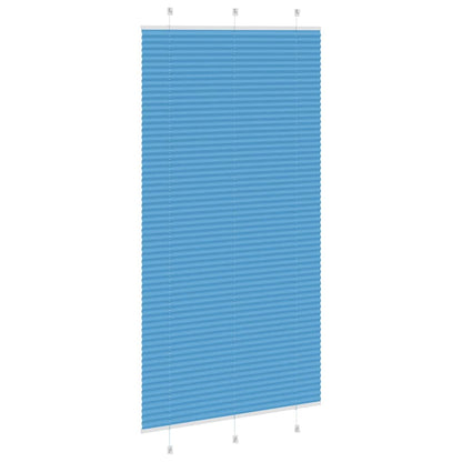 vidaXL Store plissé bleu 110x200 cm largeur du tissu 109,4cm polyester