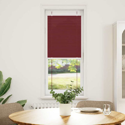 vidaXL Store plissé rouge bordeaux 45x100 cm largeur du tissu 44,4 cm