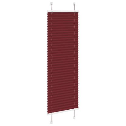 vidaXL Store plissé rouge bordeaux 45x100 cm largeur du tissu 44,4 cm