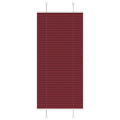 vidaXL Store plissé rouge bordeaux 65x150 cm largeur du tissu 64,4 cm