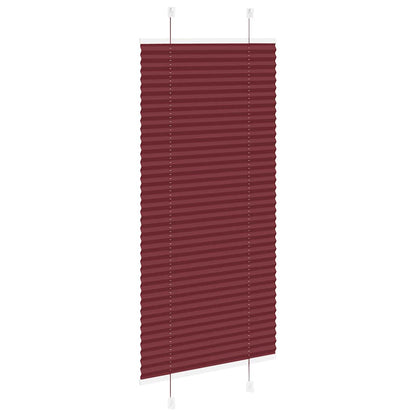 vidaXL Store plissé rouge bordeaux 65x150 cm largeur du tissu 64,4 cm
