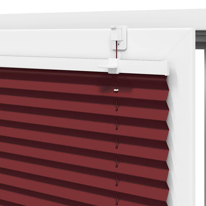 vidaXL Store plissé rouge bordeaux 65x150 cm largeur du tissu 64,4 cm