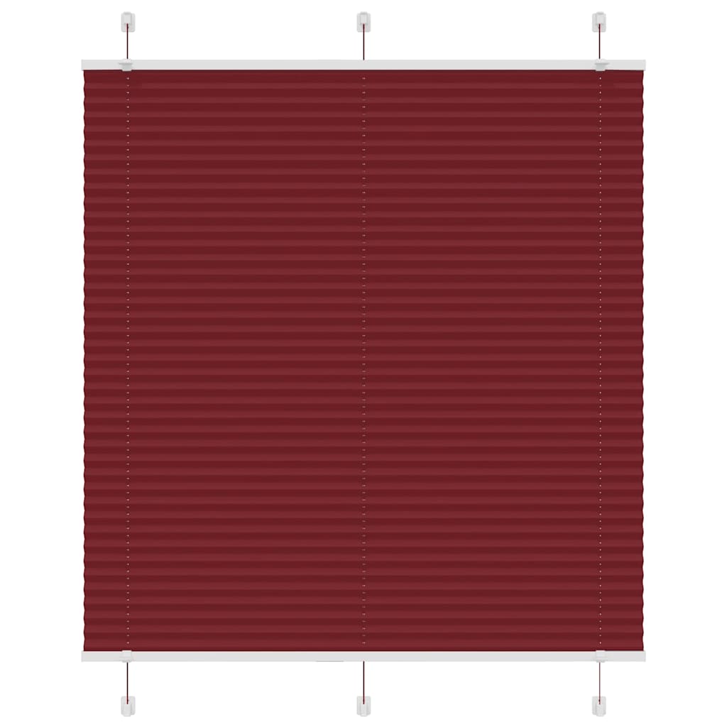 vidaXL Store plissé rouge bordeaux 115x150 cm largeur du tissu 114,4cm