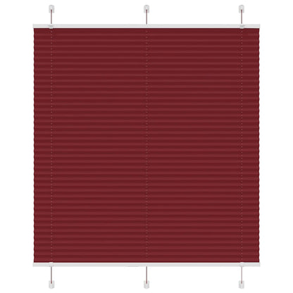 vidaXL Store plissé rouge bordeaux 115x150 cm largeur du tissu 114,4cm