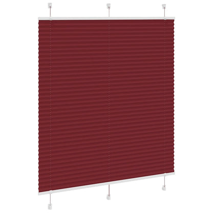 vidaXL Store plissé rouge bordeaux 115x150 cm largeur du tissu 114,4cm