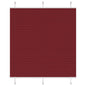 vidaXL Store plissé rouge bordeaux 120x150 cm largeur du tissu 119,4cm