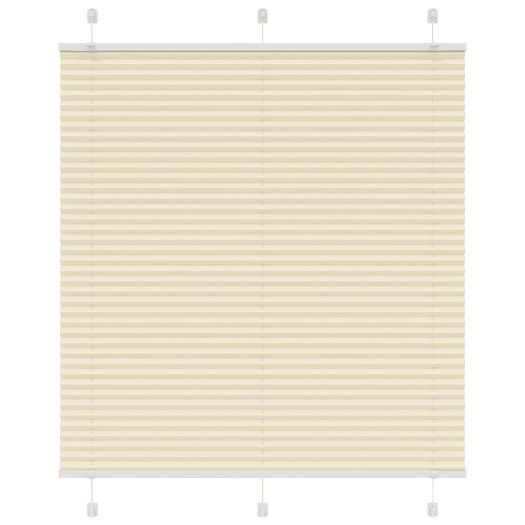 vidaXL Store plissé crème 120x100cm largeur du tissu 119,4cm polyester