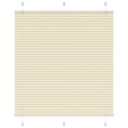 vidaXL Store plissé crème 120x100cm largeur du tissu 119,4cm polyester
