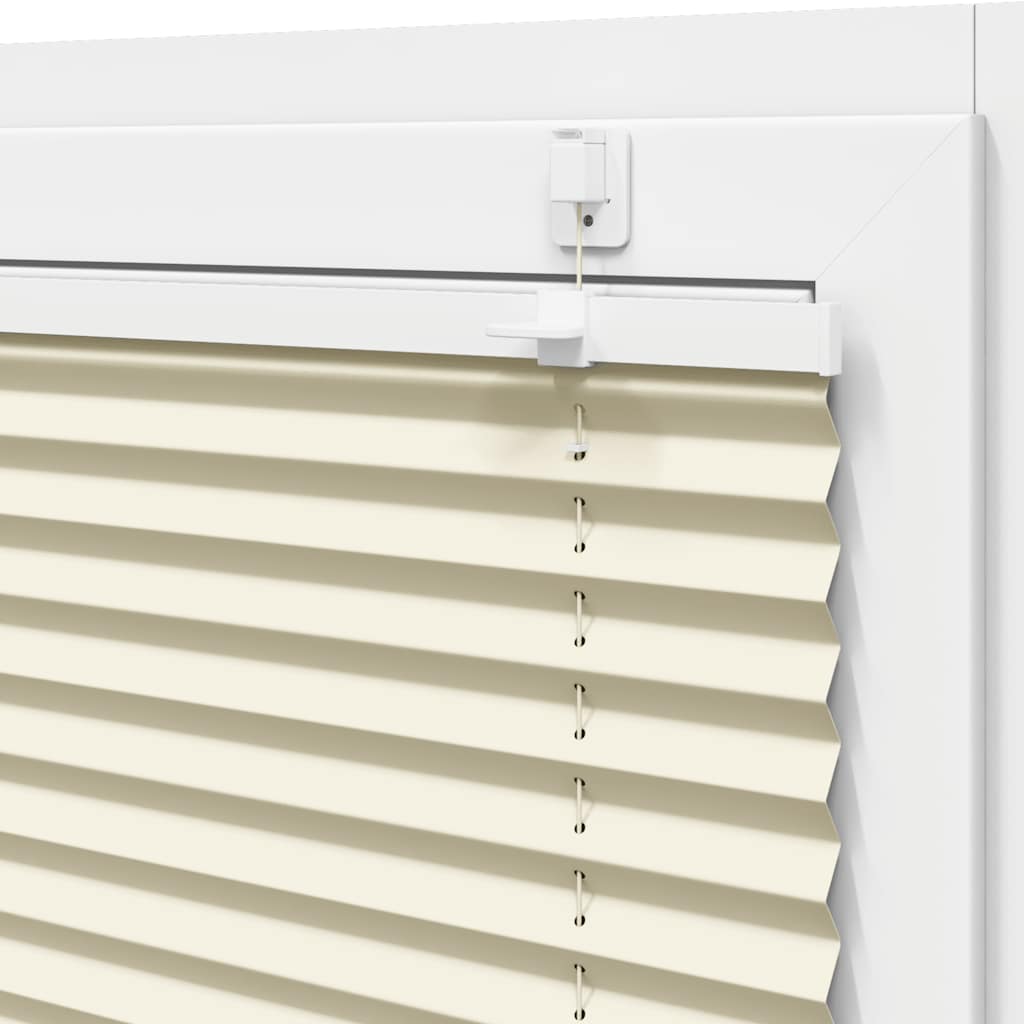 vidaXL Store plissé crème 120x100cm largeur du tissu 119,4cm polyester