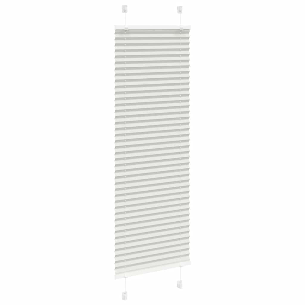 vidaXL Store plissé gris clair 50x100 cm largeur du tissu 49,4 cm