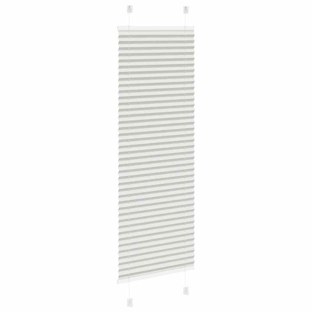 vidaXL Store plissé gris clair 50x100 cm largeur du tissu 49,4 cm