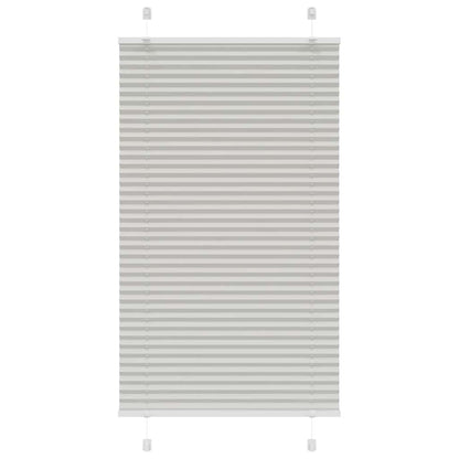 vidaXL Store plissé gris clair 80x100 cm largeur du tissu 79,4 cm