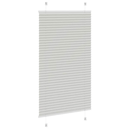 vidaXL Store plissé gris clair 80x100 cm largeur du tissu 79,4 cm