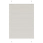 vidaXL Store plissé gris clair 100x100 cm largeur du tissu 99,4cm