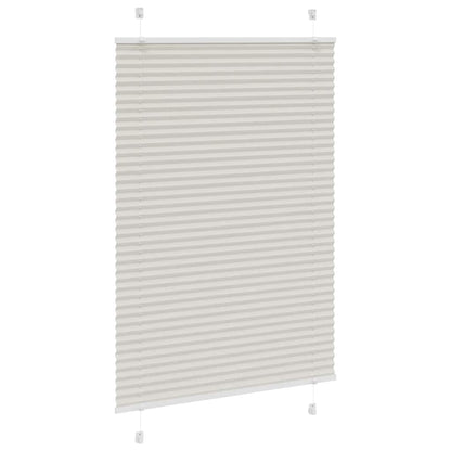vidaXL Store plissé gris clair 100x100 cm largeur du tissu 99,4cm