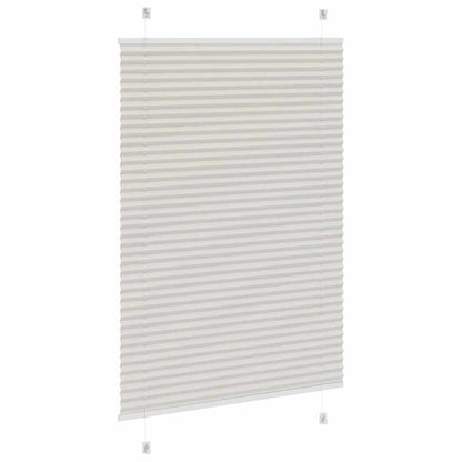 vidaXL Store plissé gris clair 100x100 cm largeur du tissu 99,4cm