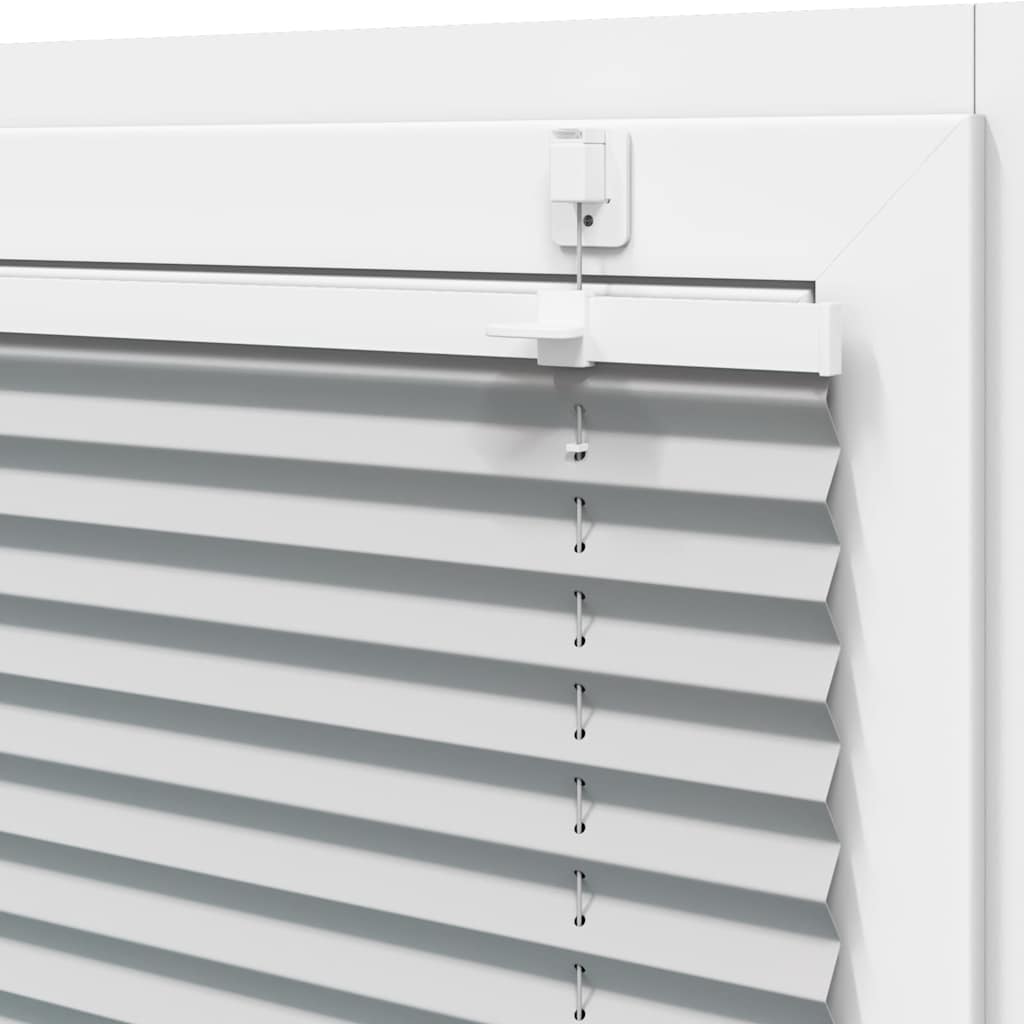 vidaXL Store plissé gris clair 100x100 cm largeur du tissu 99,4cm