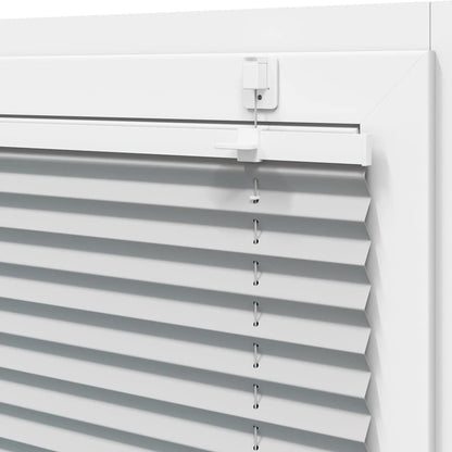 vidaXL Store plissé gris clair 100x100 cm largeur du tissu 99,4cm