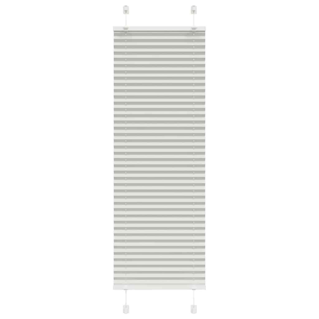 vidaXL Store plissé gris clair 45x150 cm largeur du tissu 44,4 cm