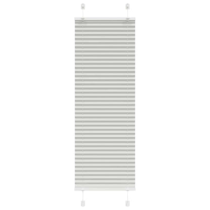 vidaXL Store plissé gris clair 45x150 cm largeur du tissu 44,4 cm