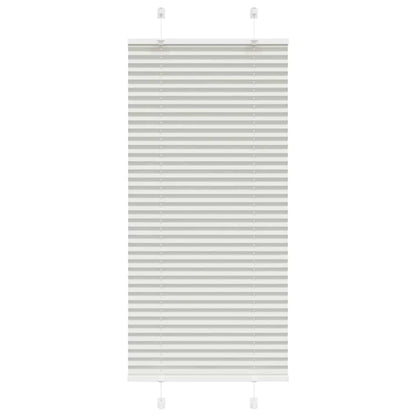 vidaXL Store plissé gris clair 60x150 cm largeur du tissu 59,4 cm