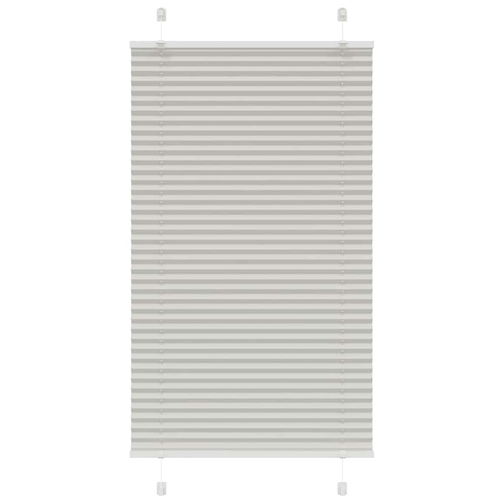 vidaXL Store plissé gris clair 80x150 cm largeur du tissu 79,4 cm
