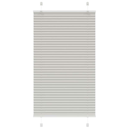 vidaXL Store plissé gris clair 80x150 cm largeur du tissu 79,4 cm