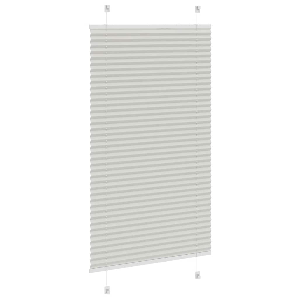 vidaXL Store plissé gris clair 80x150 cm largeur du tissu 79,4 cm