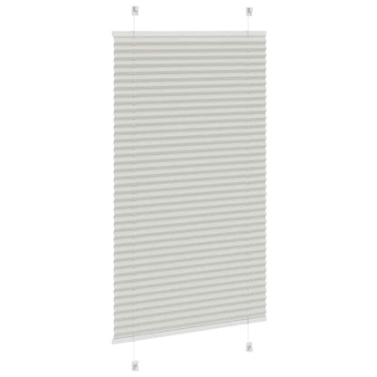 vidaXL Store plissé gris clair 80x150 cm largeur du tissu 79,4 cm