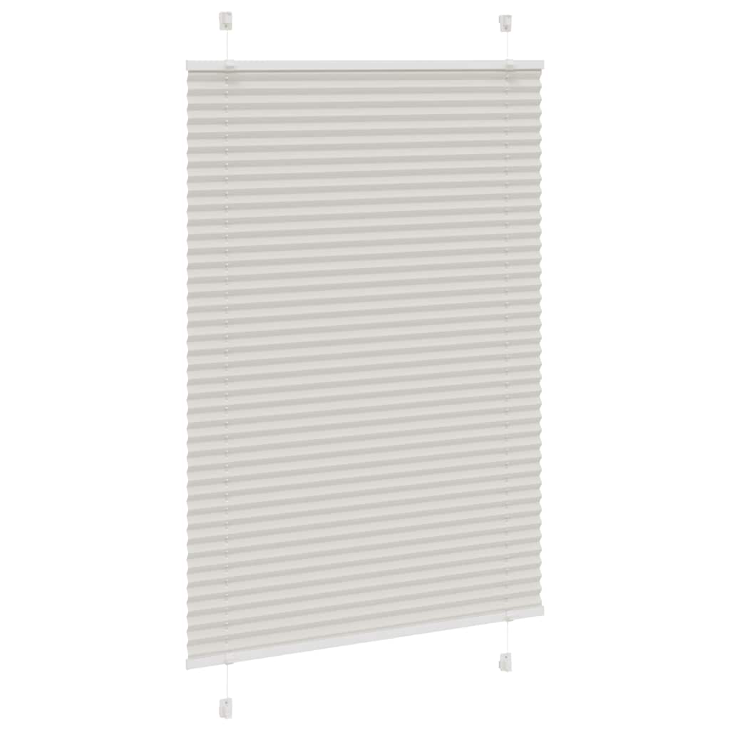 vidaXL Store plissé gris clair 90x150 cm largeur du tissu 89,4 cm