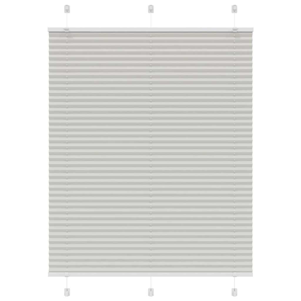 vidaXL Store plissé gris clair 105x150cm largeur du tissu 104,4cm
