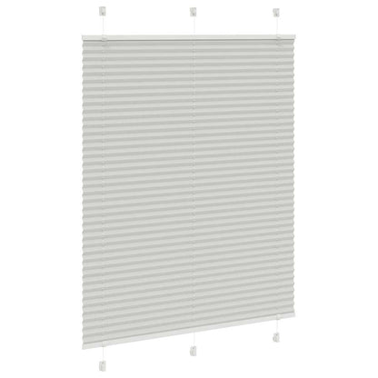 vidaXL Store plissé gris clair 105x150cm largeur du tissu 104,4cm