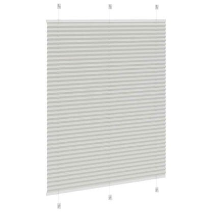 vidaXL Store plissé gris clair 105x150cm largeur du tissu 104,4cm