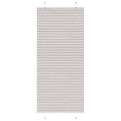 vidaXL Store plissé gris clair 95x200 cm largeur du tissu 94,4 cm