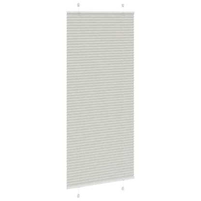 vidaXL Store plissé gris clair 95x200 cm largeur du tissu 94,4 cm