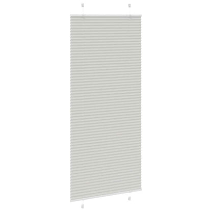vidaXL Store plissé gris clair 95x200 cm largeur du tissu 94,4 cm