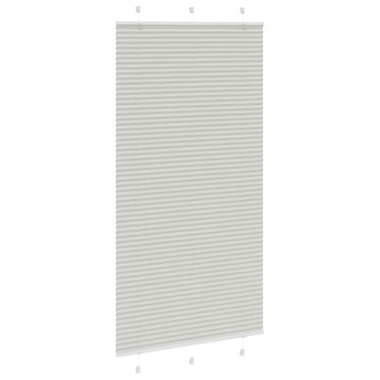 vidaXL Store plissé gris clair 105x200cm largeur du tissu 104,4cm