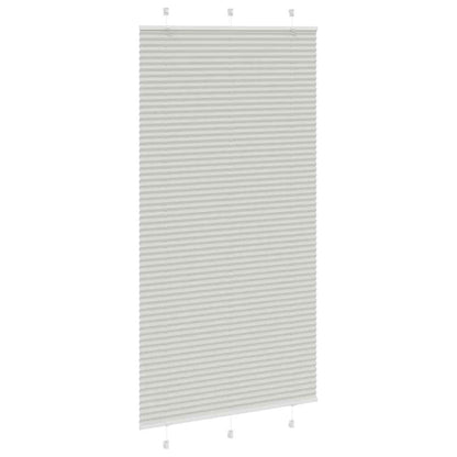 vidaXL Store plissé gris clair 110x200cm largeur du tissu 109,4cm