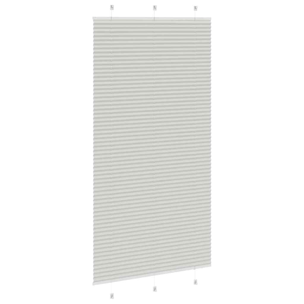 vidaXL Store plissé gris clair 110x200cm largeur du tissu 109,4cm