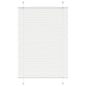 vidaXL Store plissé blanc 100x100 cm largeur du tissu 99,4cm polyester