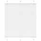 vidaXL Store plissé blanc 120x150cm largeur du tissu 119,4cm polyester